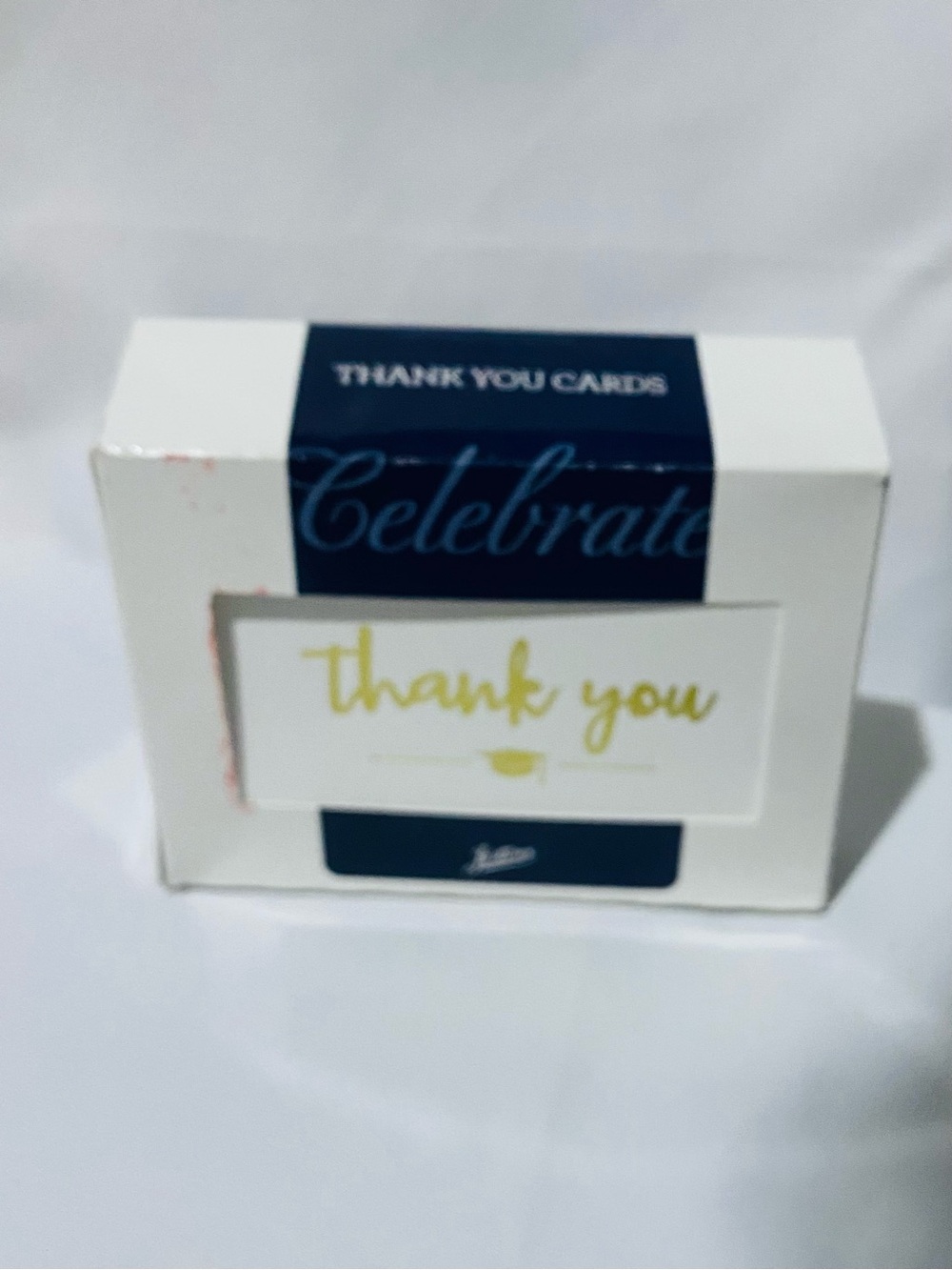 Celebrate Thank You Cards (25) - White & Gold